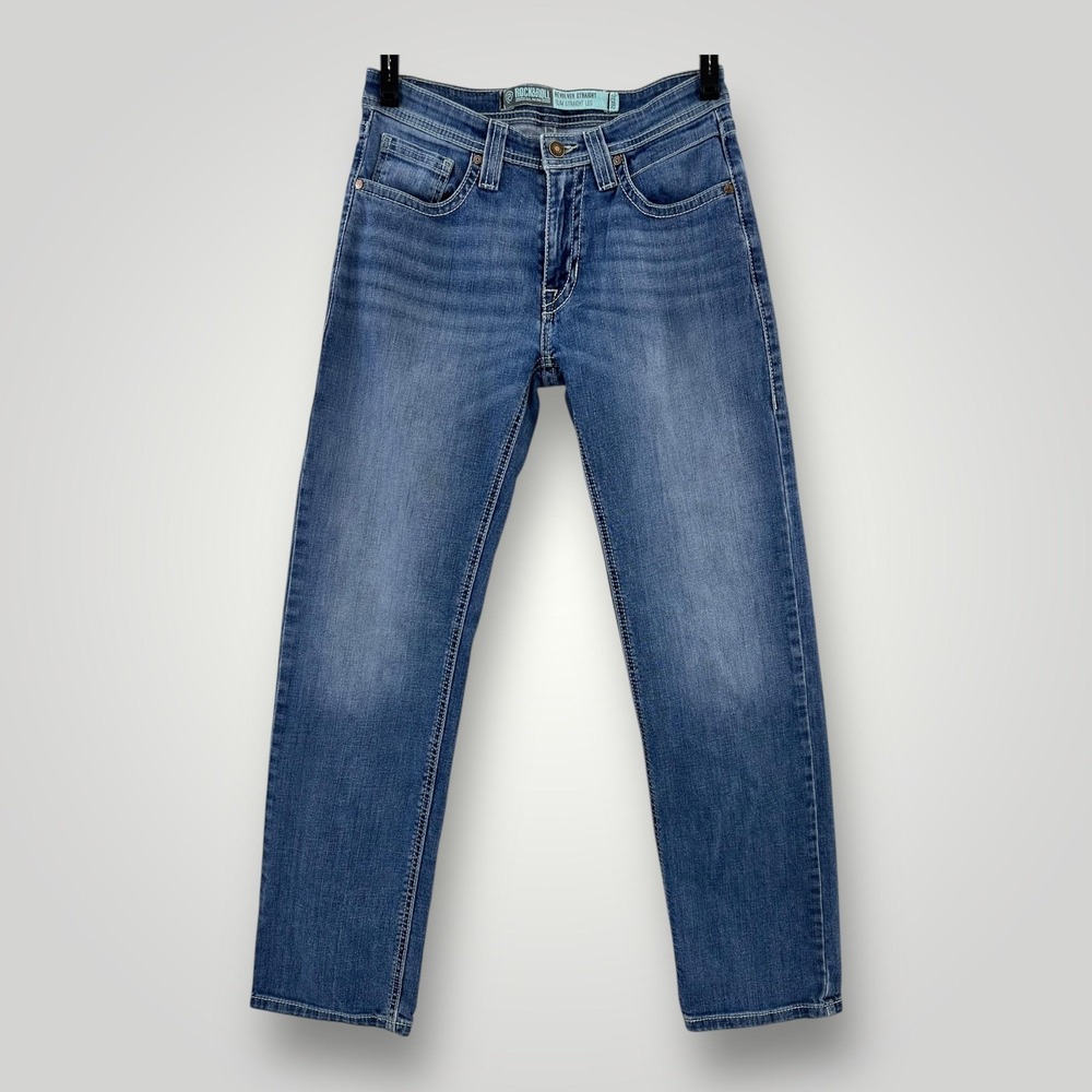 Rock & Roll Denim Revolver Jeans Mens‎ 30x31 Light Wash Western Y2K